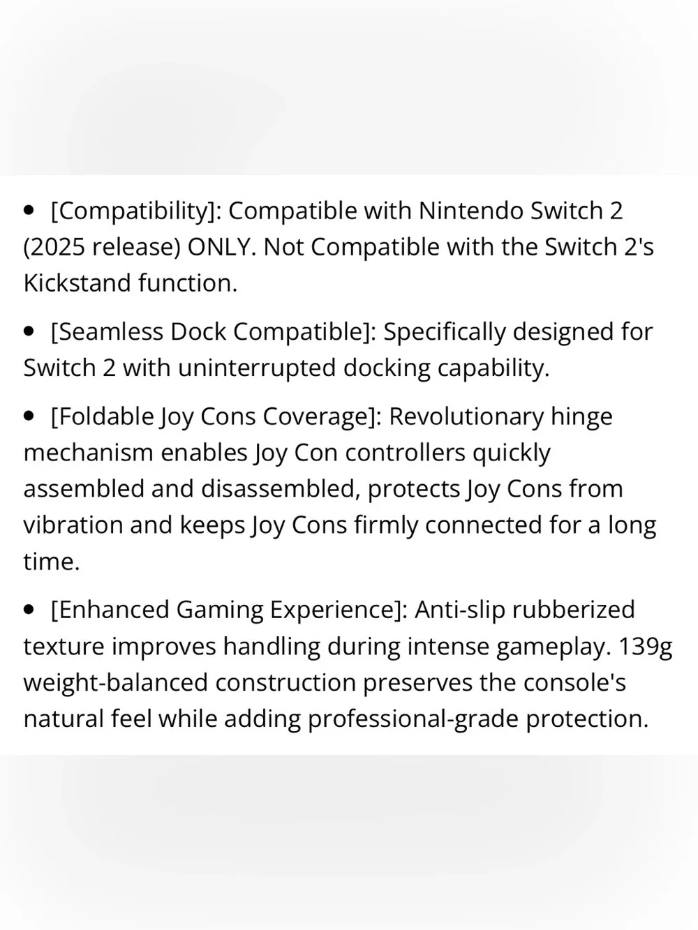 ‘Unicorn Beetle PRO CASE’ for Nintendo Switch 2 (2025) - Black